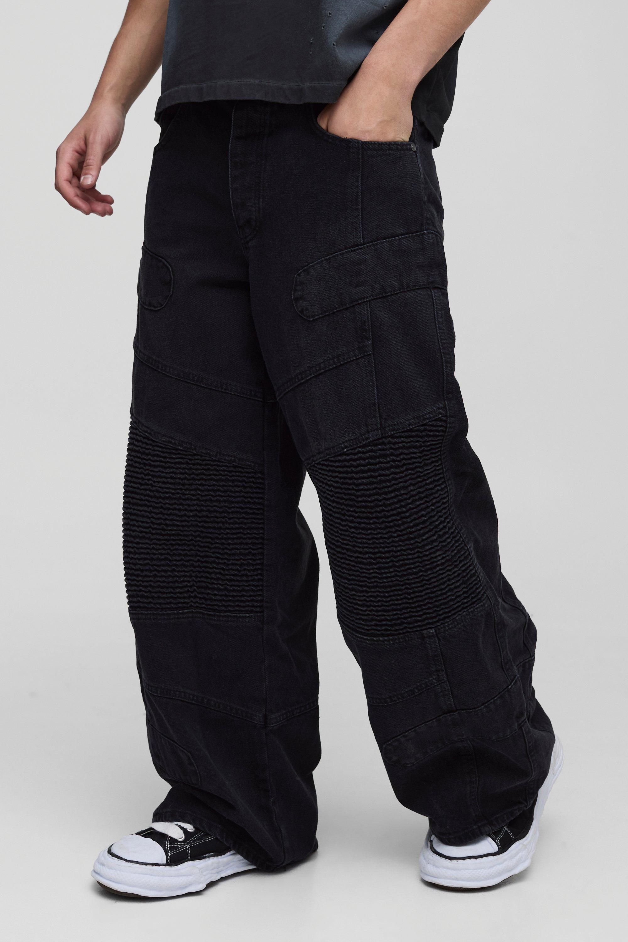 ボトムスその他 DARKPARK Vivi black washed cargo jeans Black Vivi Denim Cargo Pants by DARKPARK on Sale